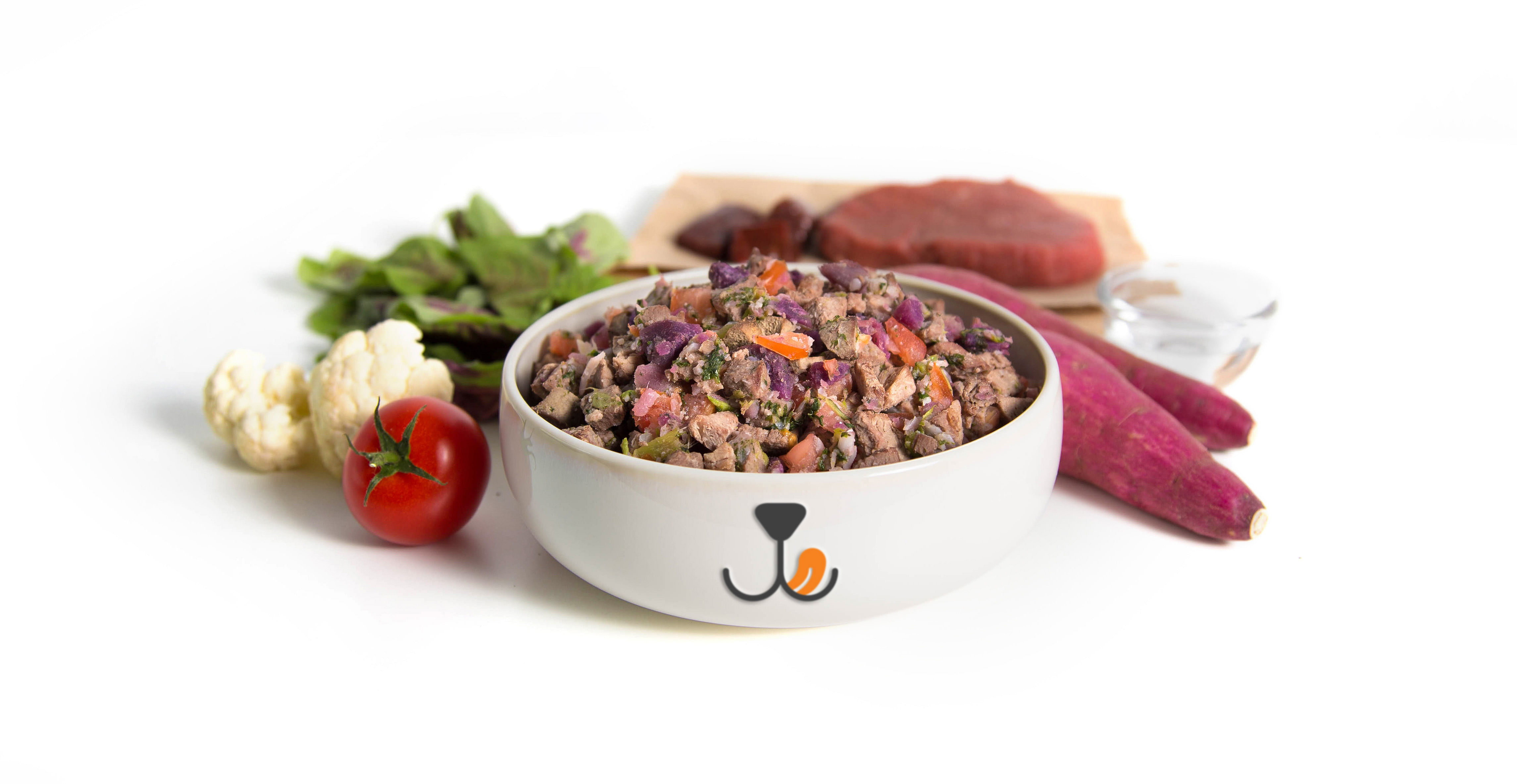 beef and sweet potato premium dog food from Furry’s Kitchen