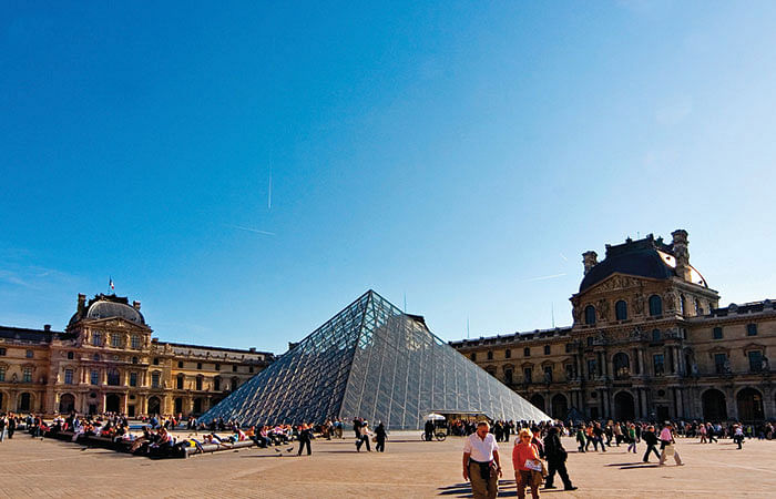 Louvre Pyramid by I.M. Pei