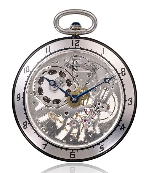 One of a series of skeleton watches demonstrating the delicate art of openworking.