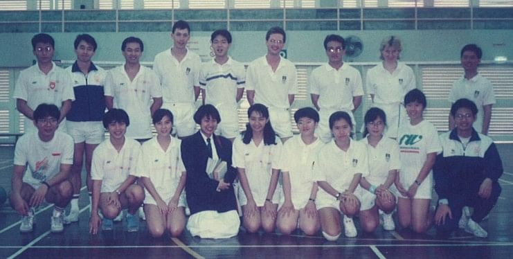 Had Ong Chih Ching (front row, fifth from the right) pursued her passion for badminton, there may not be KOP Limited today.