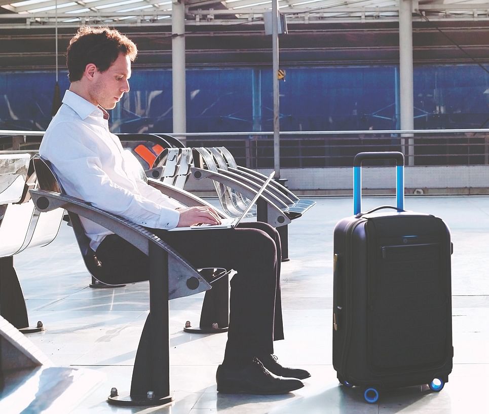 electronic luggage bag