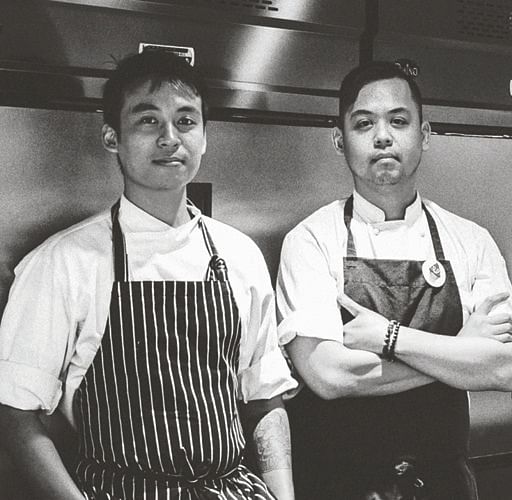 The duo behind Wanton Seng’s Noodle Bar: Benson Ng and Brandon Teo.