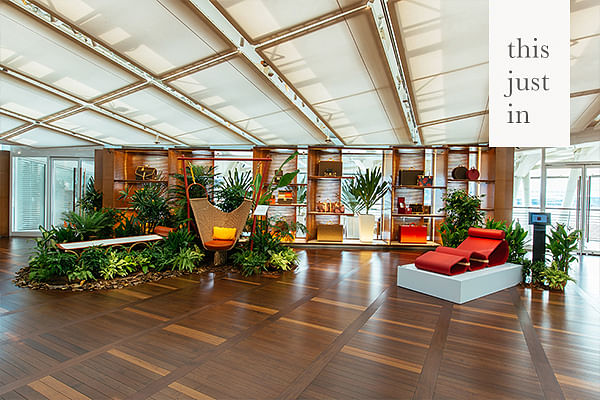 Interior of the Louis Vuitton Island Maison at Marina Bay Sands resort ( Singapore)