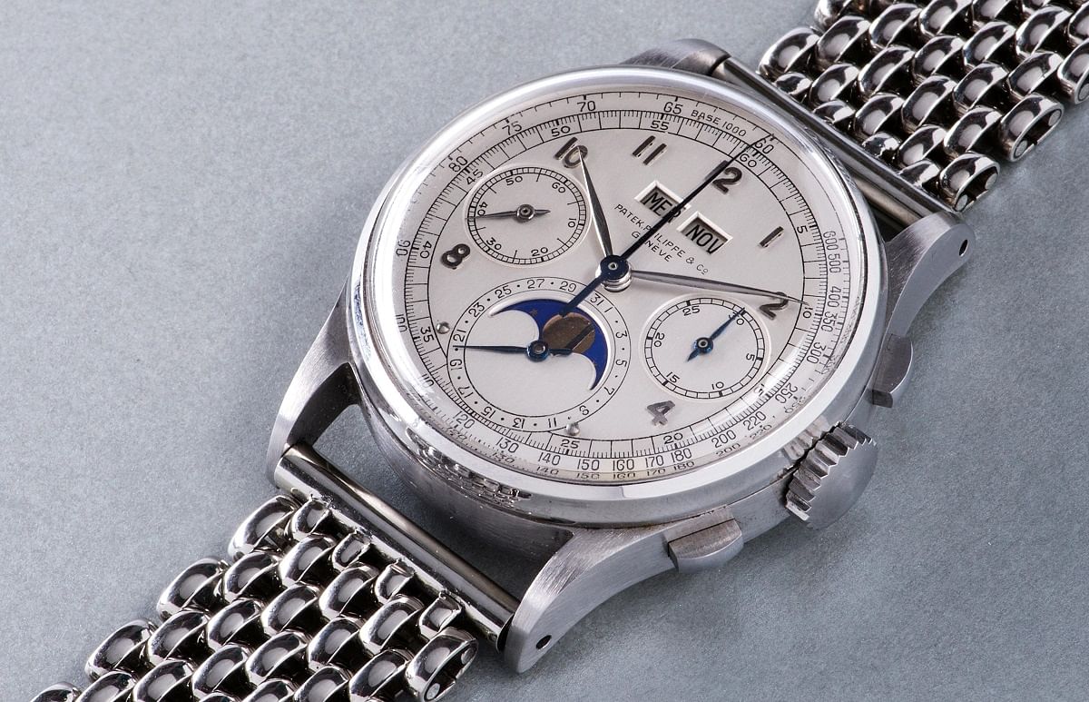 Patek philippe stainless steel price sale