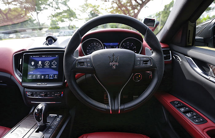 Maserati Ghibli grand tourer interior