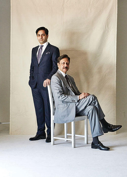 Meinhardt group executive chairman Shahzad Nasim and his son, group CEO Omar Nasim