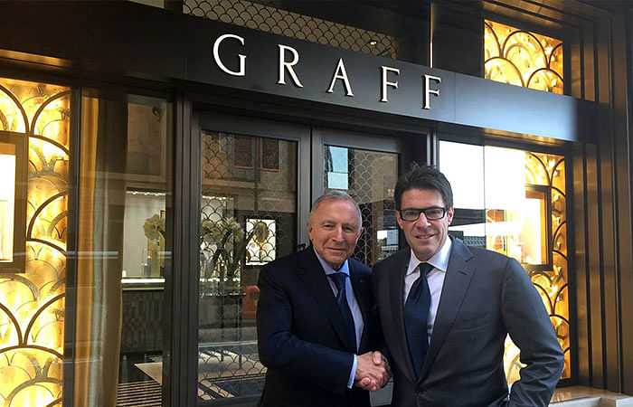 Chairman Laurence Graff and CEO François Graff visit Asia to officially open Graff Diamonds’ Hong Kong Central new flagship store