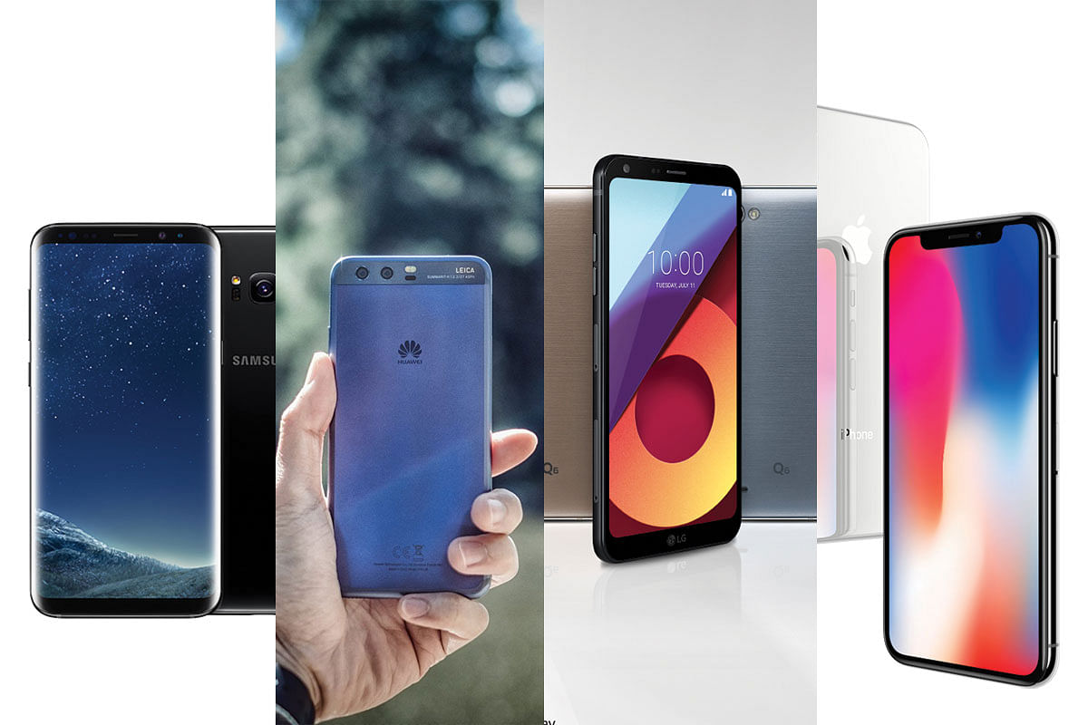 Smartphones - Samsung, Huawei, LG, Apple
