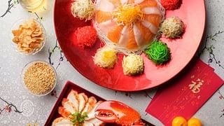 Li Bai's Prosperity Yusheng brimming with Salmon, Hamachi, Lobster