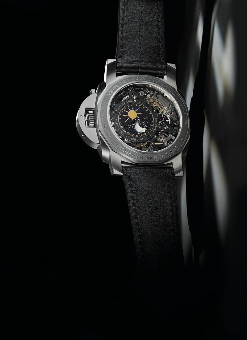 The L’Astronomo Luminor 1950 Tourbillon Moon Phases Equation Of Time GMT
