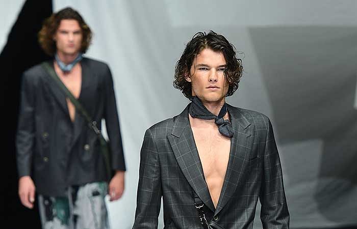 Slicked-Back Hair, Headbands Rule Men's Grooming at Milan Fashion Week