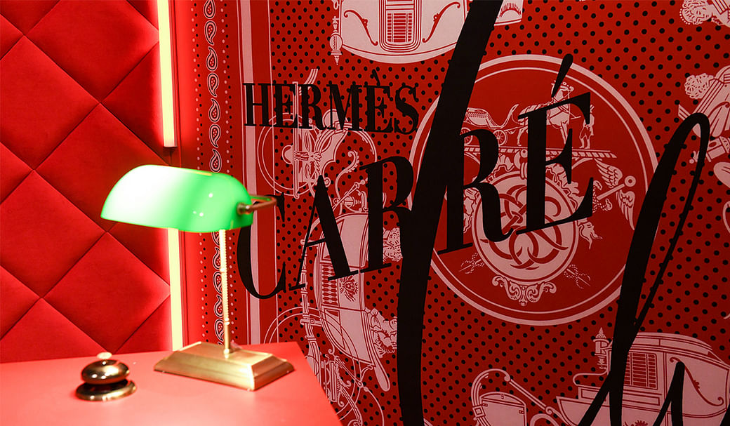 New set of three decor Hermes magazine w/ Hermes ribbon & bag 11
