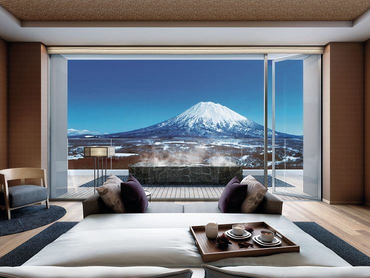 Setsu Niseko Master Suite with Mount Yotei view