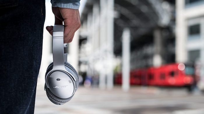 The Bose QuietComfort headphones