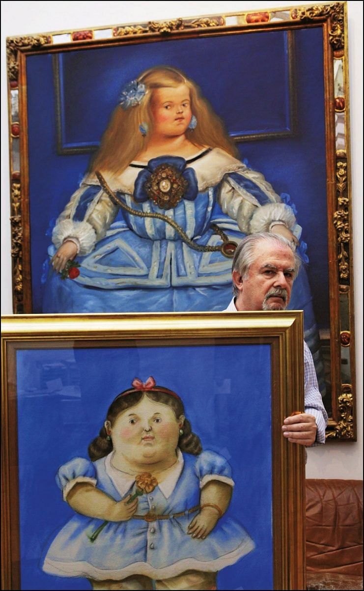 Colombian artist Fernando Botero's art