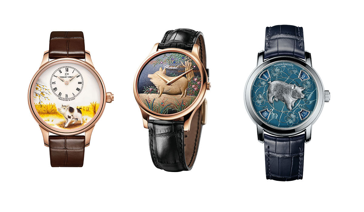 Year of The Pig Chinese zodiac themed watches for 2019 The Peak