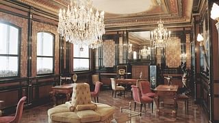 The lush interiors of the Patek Philippe Salon in Geneva
