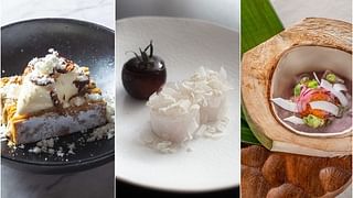 Dishes from new menus in August 2019