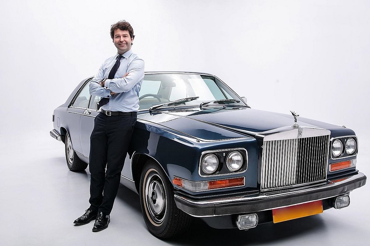 Patrick Saurini and his 1975 Rolls-Royce Carmague