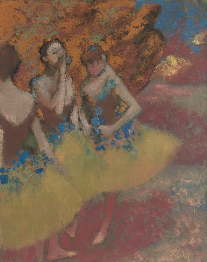 Edgar-Degas-Three-Dancers-In-Yellow-Skirts-artwork