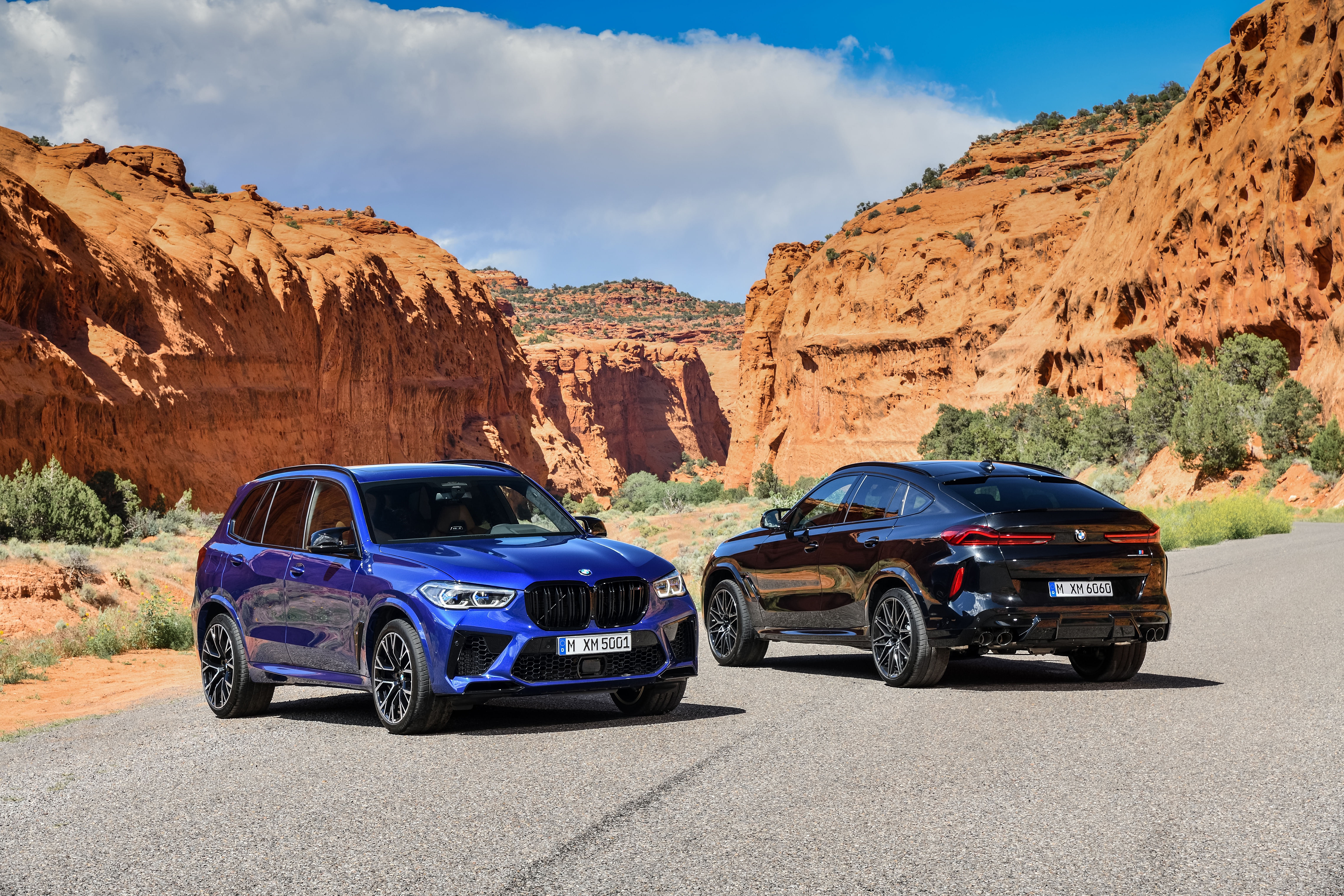 The BMW X5 M and BMW X6 M Competitions.