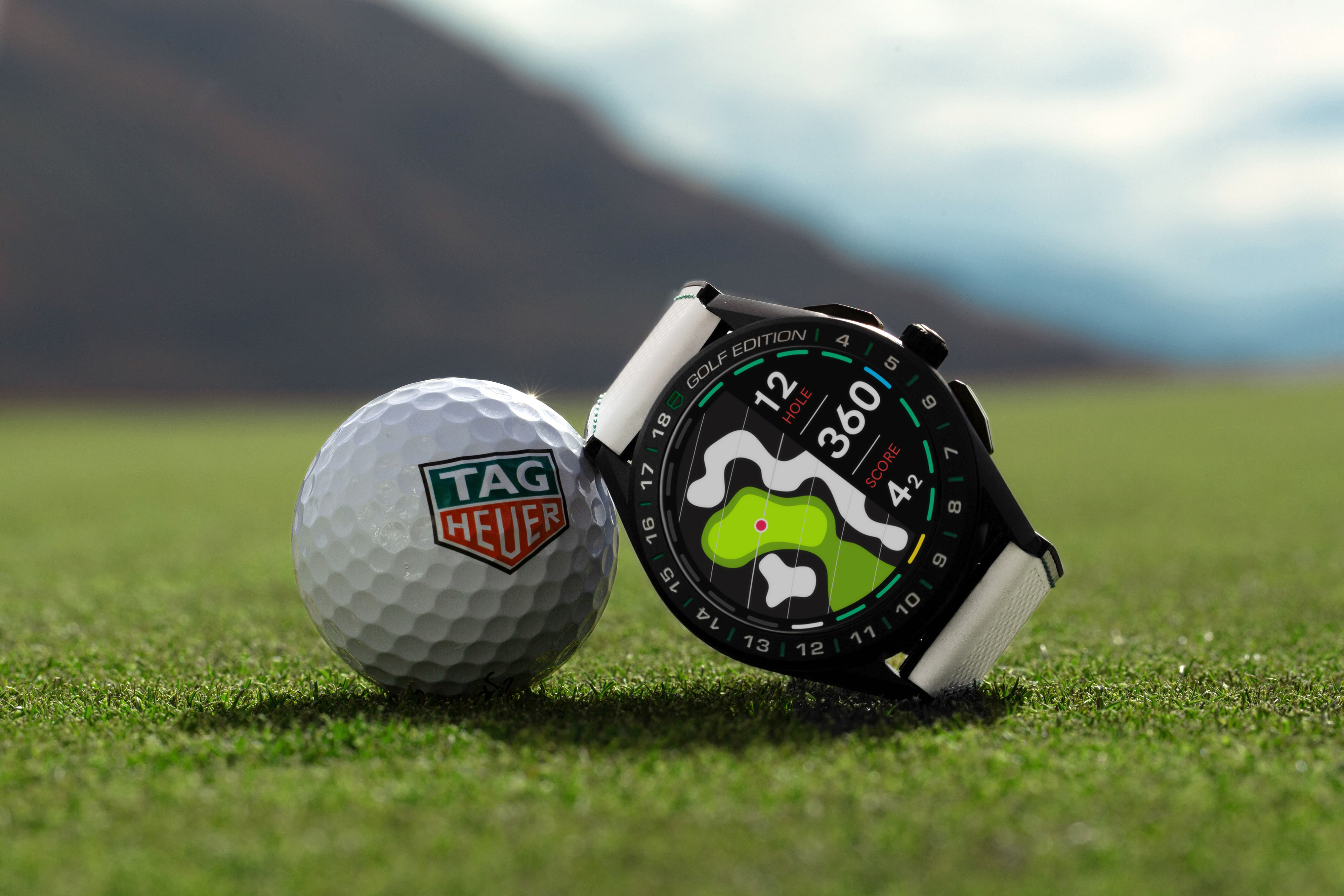 The TAG Heuer Connected Golf edition smartwatch has about 40,000 courses on its app.