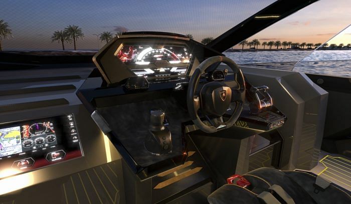 Tecnomar for Lamborghini 63 Instrument panel sport yacht