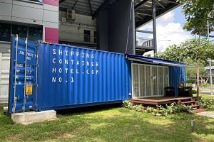 Shipping container hotel