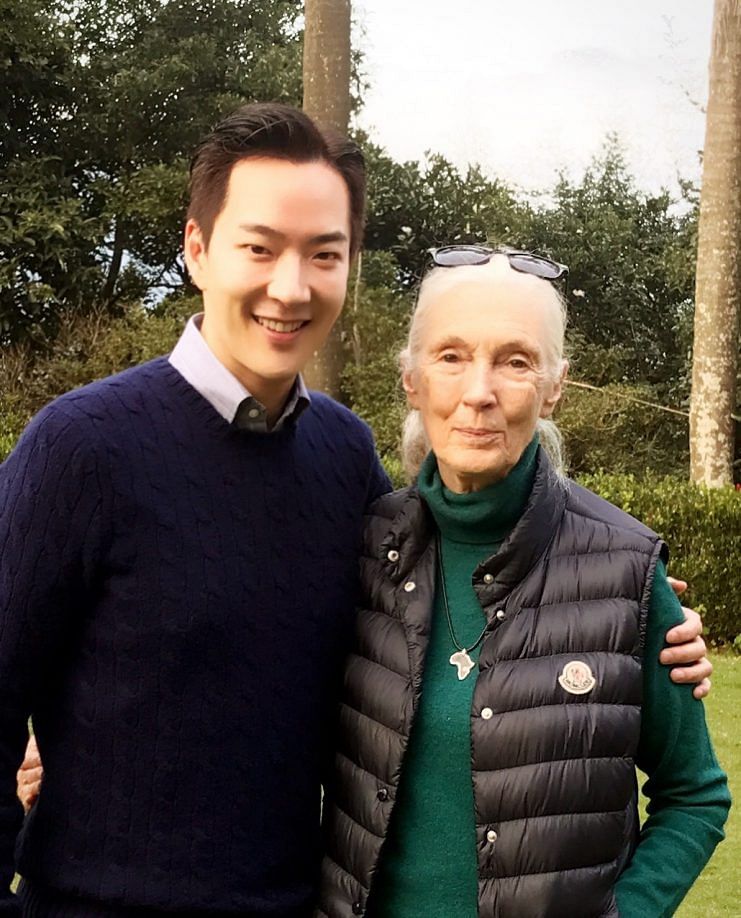 Calvin Lo is a close friend of Jane Goodall.