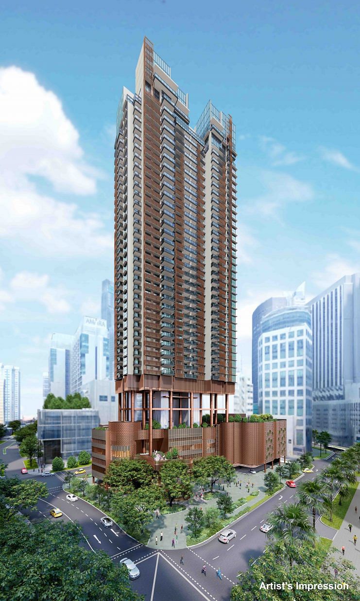 An artist's rendering of One Bernam, slated to be completed in 2026.