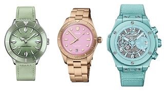 Breitling Oris Hublot pastel watches