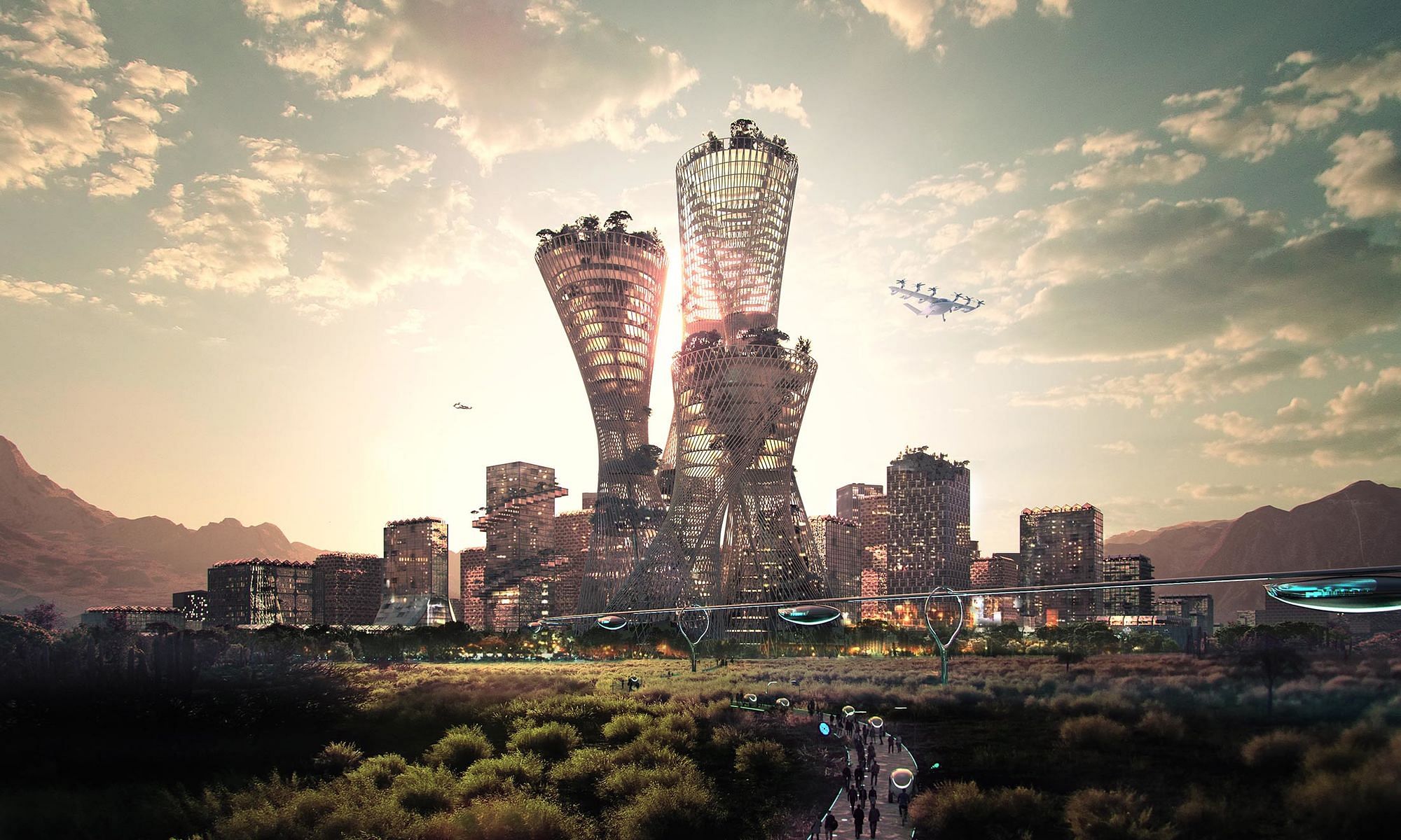 The megacity of the future by Marc Lore and BIG