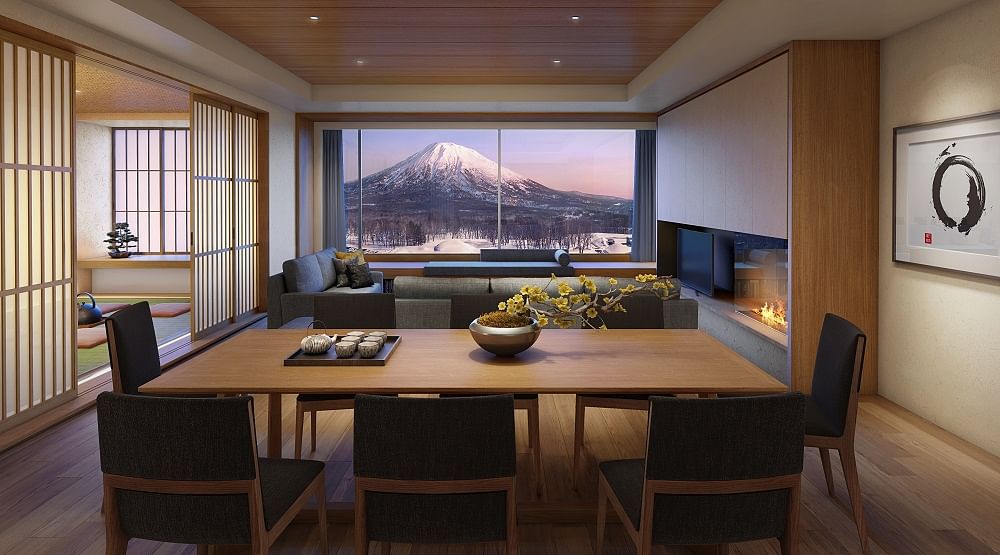 A render of the 4-bedroom apartment in Setsu Niseko. Photo credit: SC Global Development.