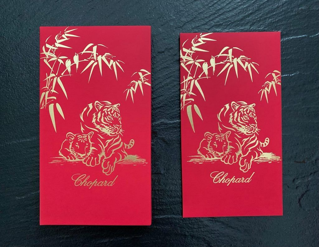 Authentic Cartier Lunar Chinese New Year Red Packet Envelopes - 10 per box