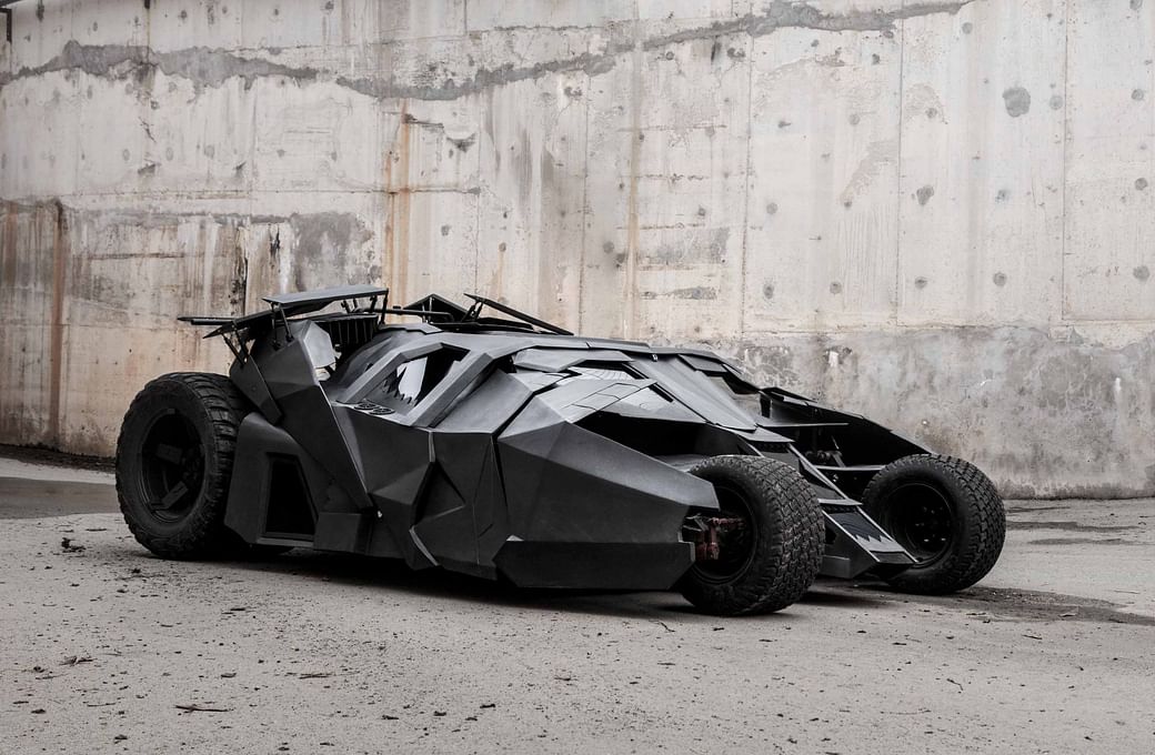 This electric replica of Nolan's tank-like Batmobile has a top speed of  100km/h - The Peak Magazine