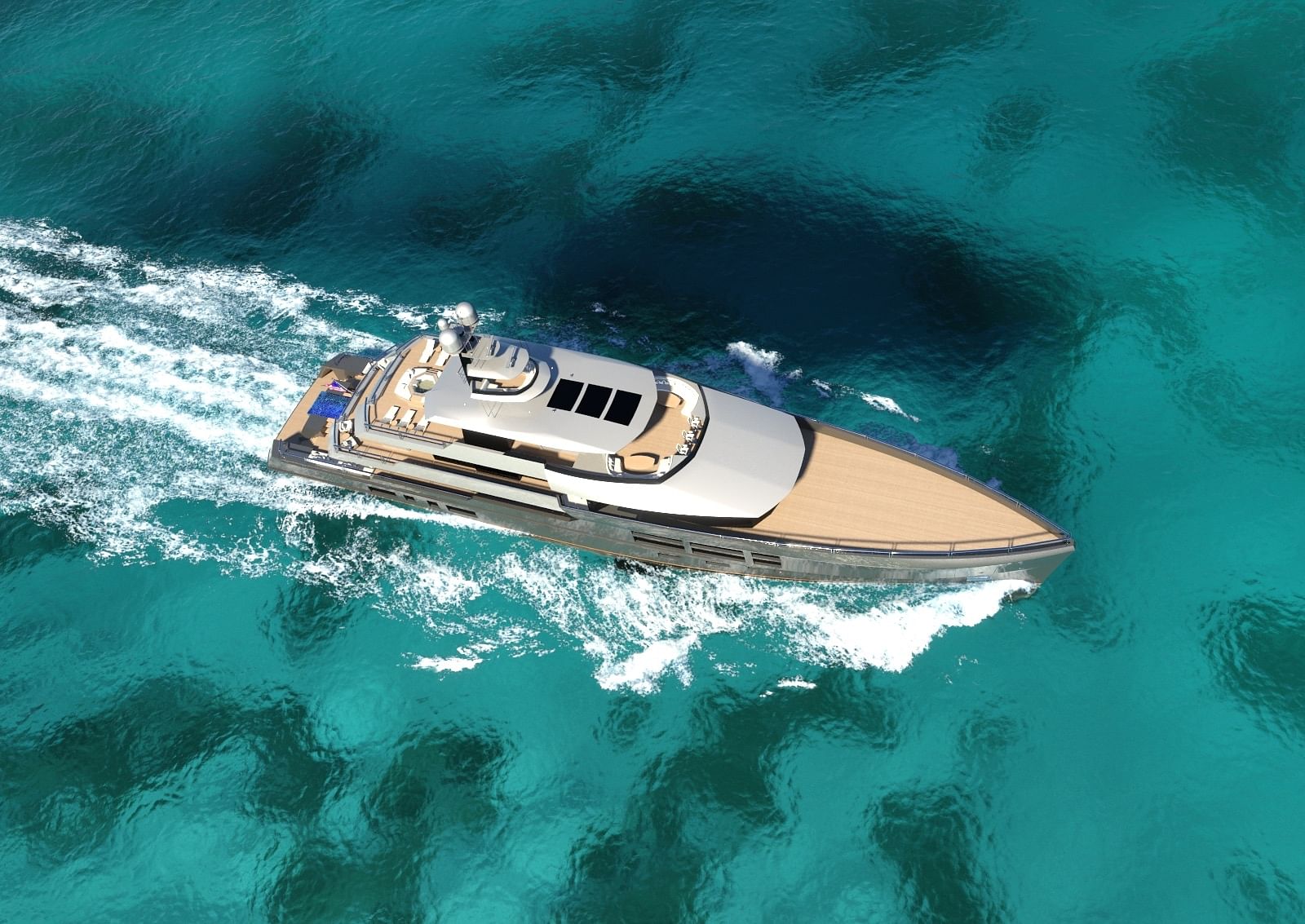Project Metaverse, by Gregory Marshall Naval Architects, Delta Marine and Cloud Yachts