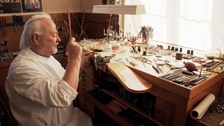 Master watchmaker Philippe Dufour in a still from Keeper of Time.
