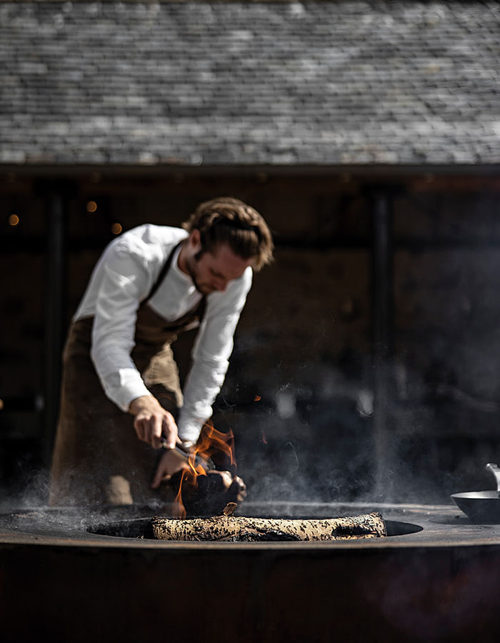 Locally-sourced produce from land and sea take guests on a journey of the Scottish landscape.