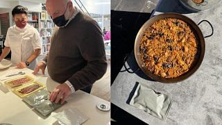 Top chef José Andrés concocted a paella for the private mission to the ISS.