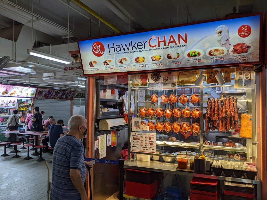 The Hawker Chan stall in Chinatown Complex Food Centre.