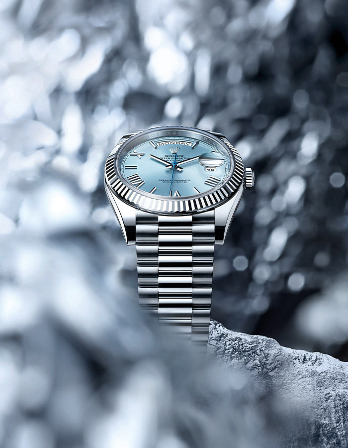 Rolex Day-Date iconic watch platinum new
