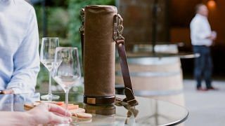 Vinarmour travel wine carrier holder luxury sleek