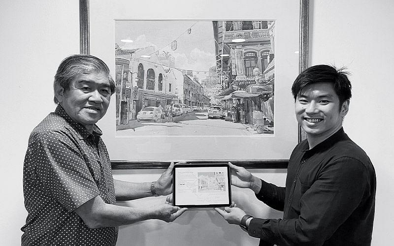 Known for his vivid watercolour paintings, Cultural Medallion recipient Ong Kim Seng teamed up with VaultV — a blockchain- based project by technology company OTECH — to create NFTs of some of his paintings.