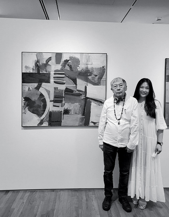 Cultural Medallion recipient Goh Beng Kwan’s daughter Hazeleen established the ArtAF platform to promote the work of senior artists artists by connecting them with young art collectors.