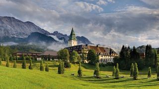 The Schloss Elmau grounds - epansive but calming