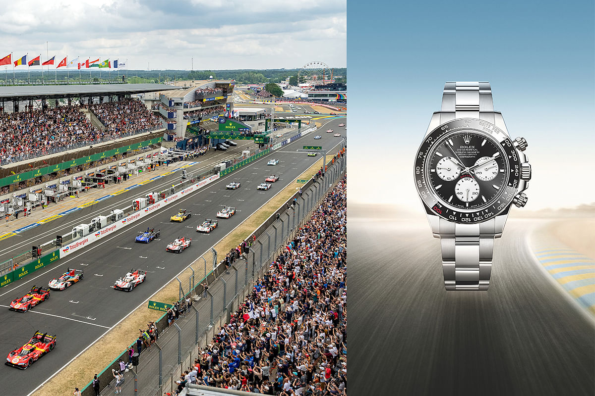 The new Rolex Cosmograph Daytona honours the 24 Hours of Le Mans.