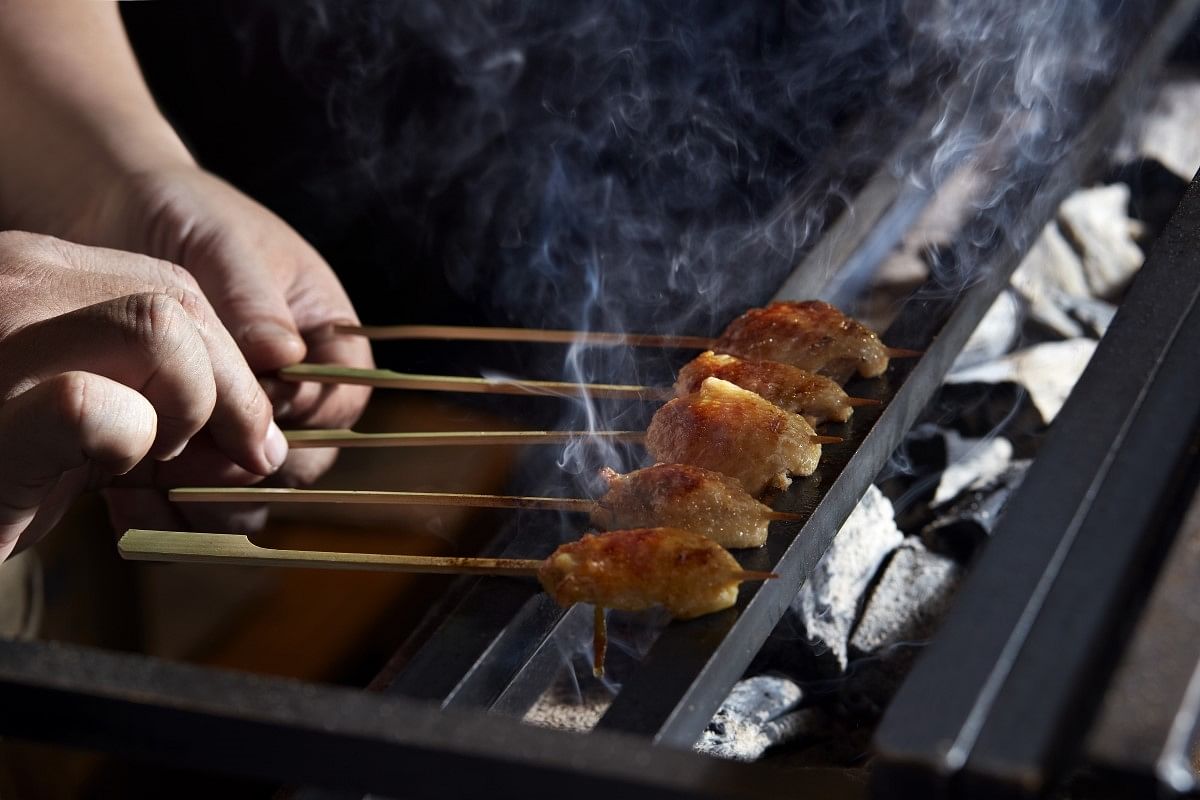 Binchotan-kissed omakase sizzles at modern yakitori restaurant