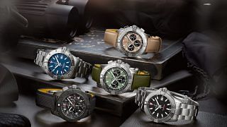 Watches from the updated Breitling Avenger collection.
