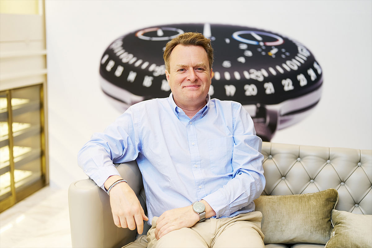 Ressence founder Benoit Mintiens creates unique timepieces by